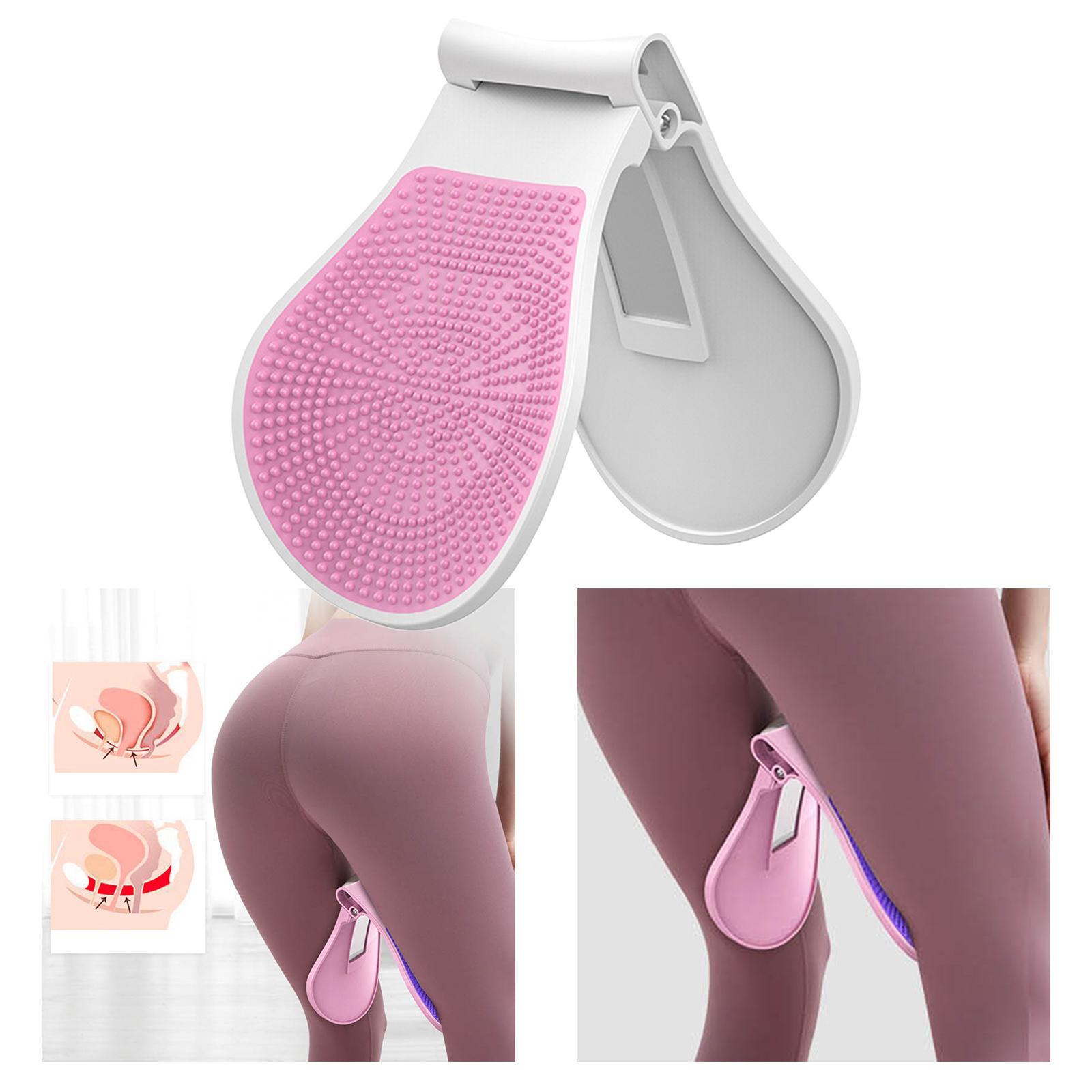 Hip Trainer  Floor Muscle Exerciser Bladder Control Device Pink White