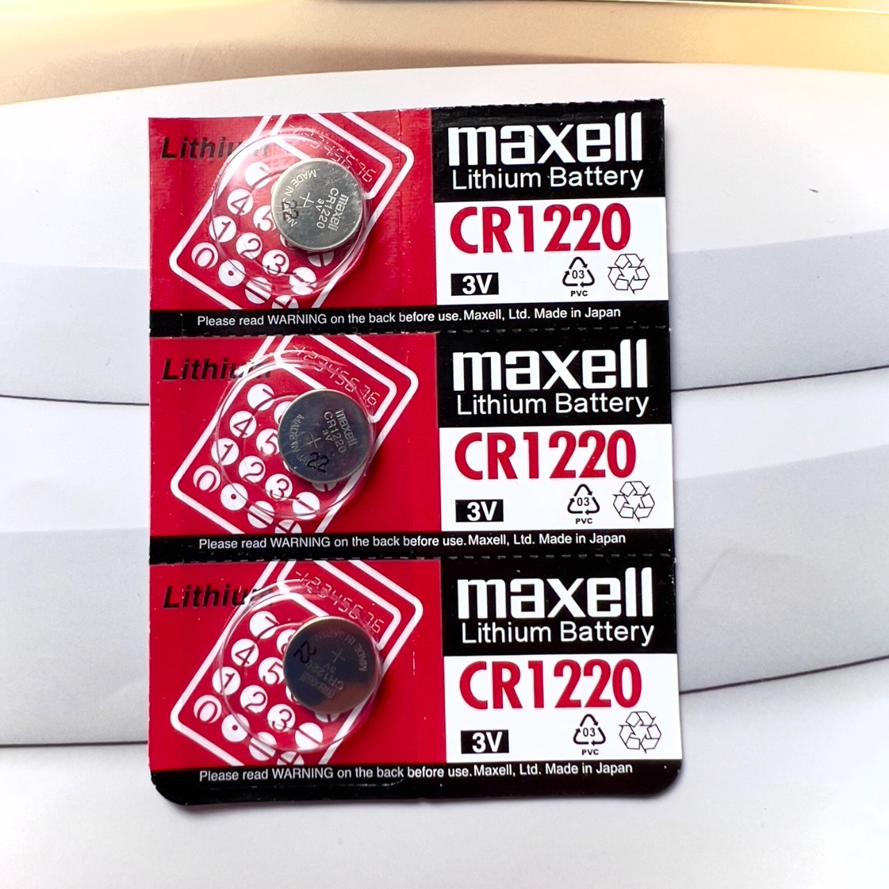 Pin CR1220 Maxell 3V Hàng Chính Hãng Made in Japan 1 Viên