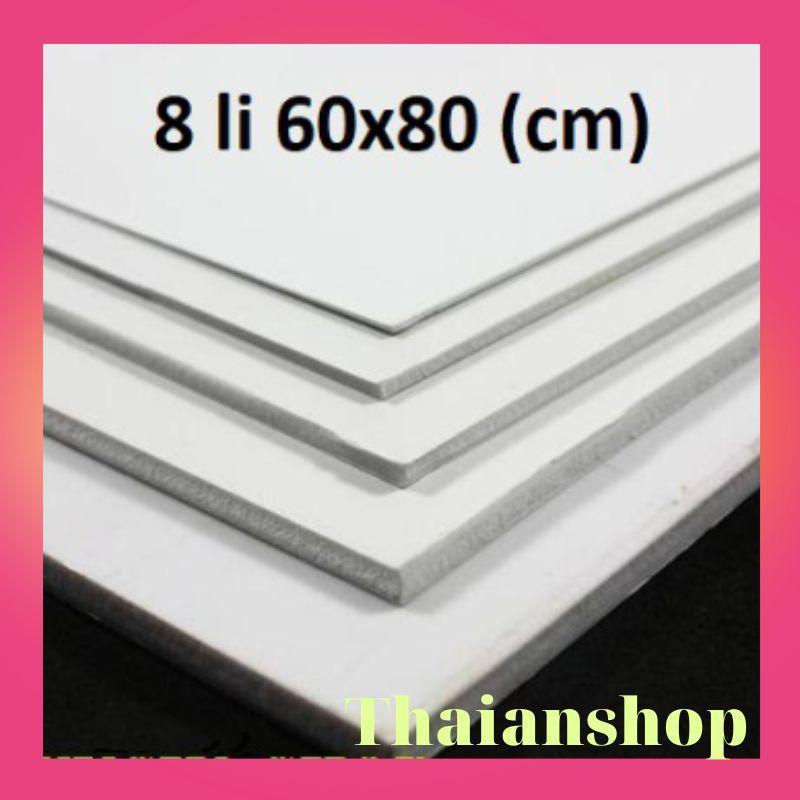 (Siêu Siêu RẺ) Bìa mô hình - 8mm 5mm 60x80cm (Bìa làm handmade, Formex 5li 8li , Fomex 5ly 8ly, Fomic)