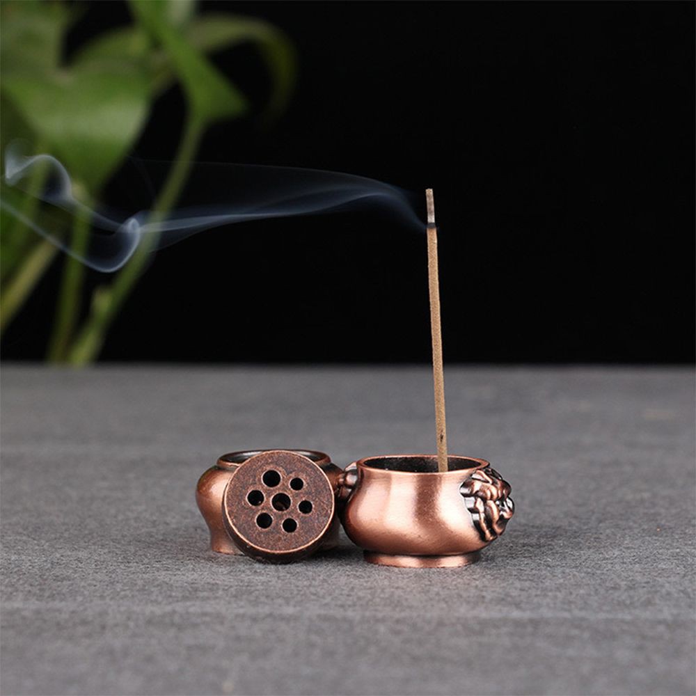 Mô hình Miếu thần tài - Thổ Địa mini kèm bình hoa, dĩa trái cây, 5 chum nước, lư Đồ trang trí Quà tặng Giàu có