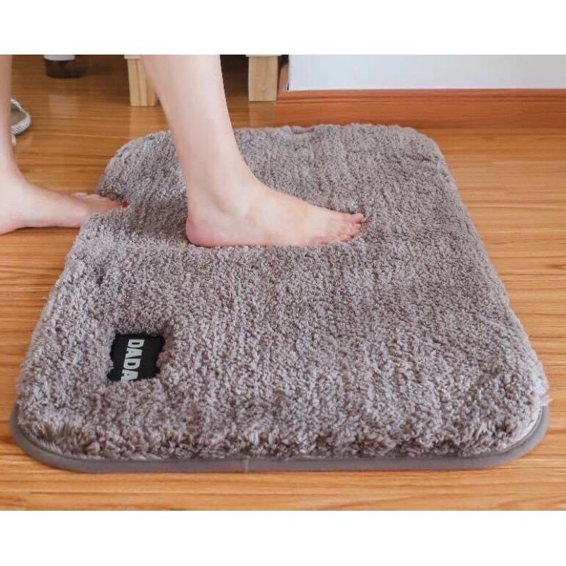 Thảm chùi trân,thảm lau chân lông mềm siêu hút hàng nhập khẩu cao cấp 2 cỡ