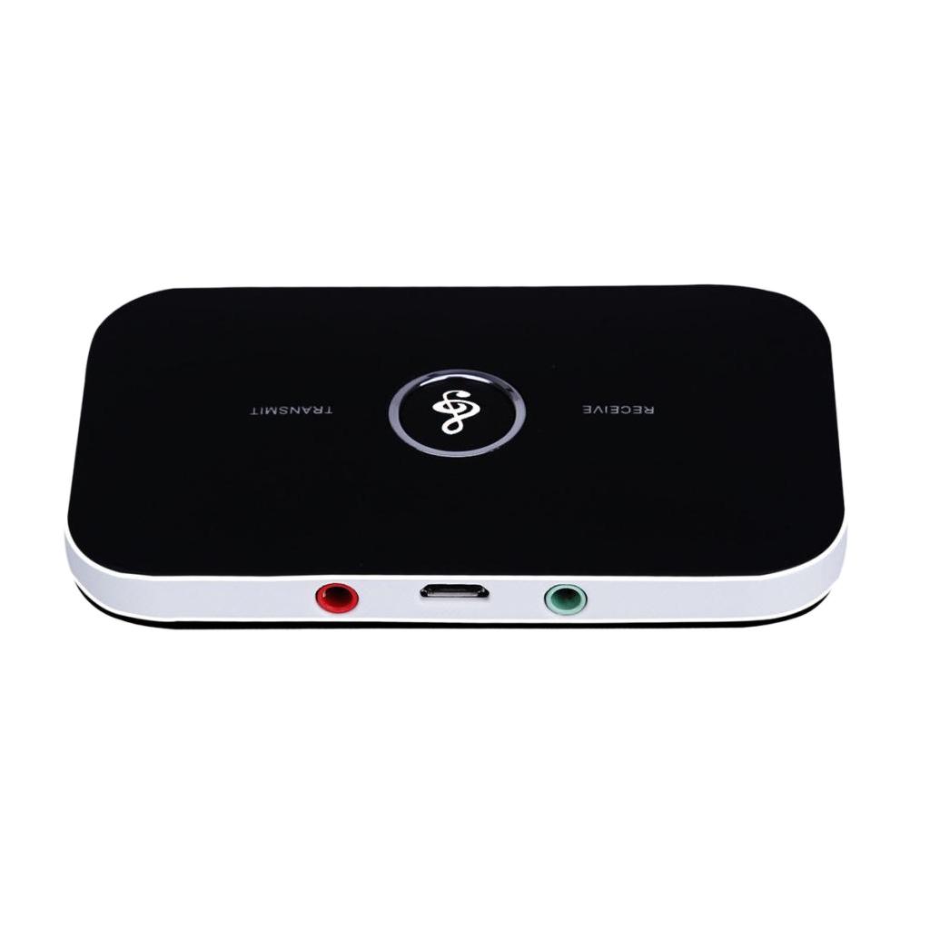 Nặng Bluetooth 2 trong 1 5.0 Transmiter và Đầu Thu A2DP Đen