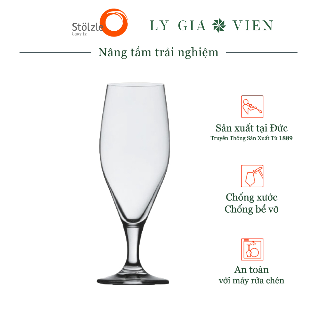 Ly Uống Bia Stoelzle Iserlohn Beer Glass - An Toàn Với Máy Rửa Chén - Chiếc Ly Không Thể Thiếu Khi Muốn Thưởng Thức Bia