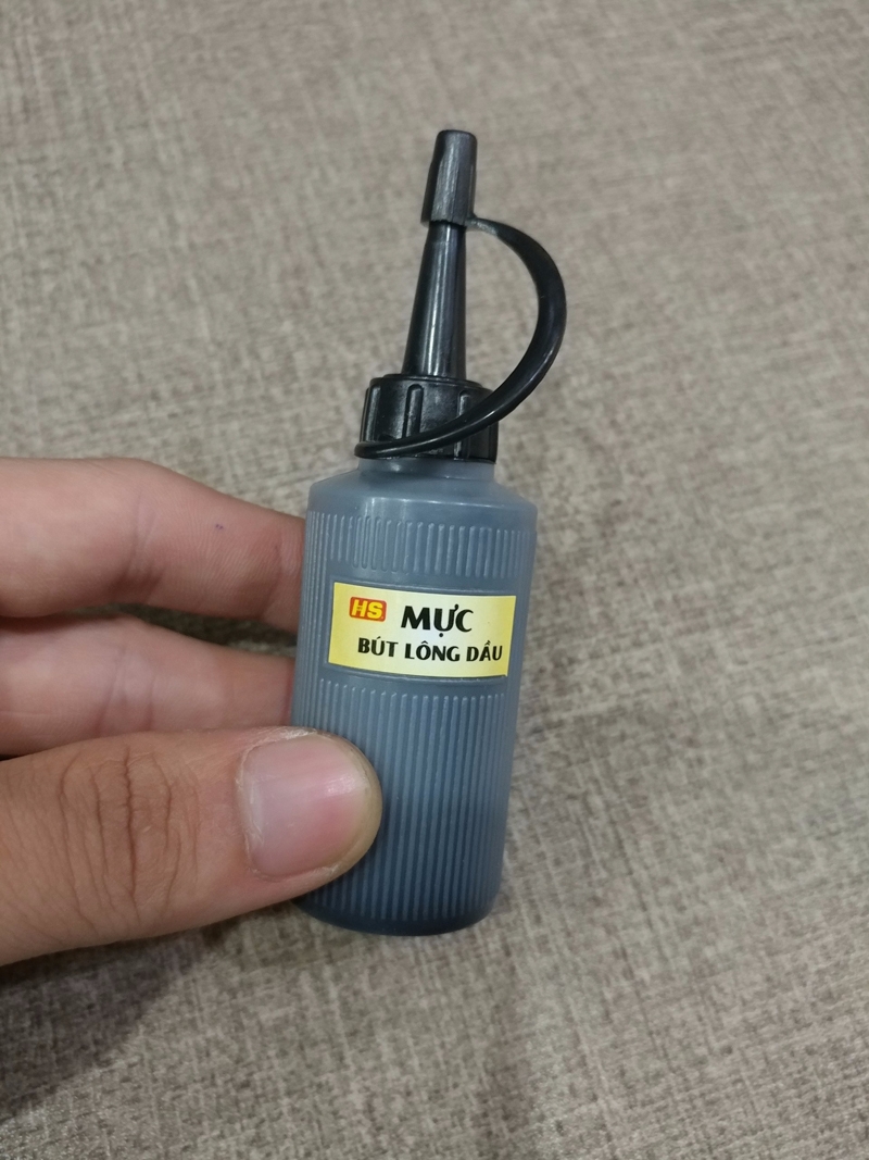 Bộ 3 Mực Lông Dầu 002-MLD-002 - Mực Đen