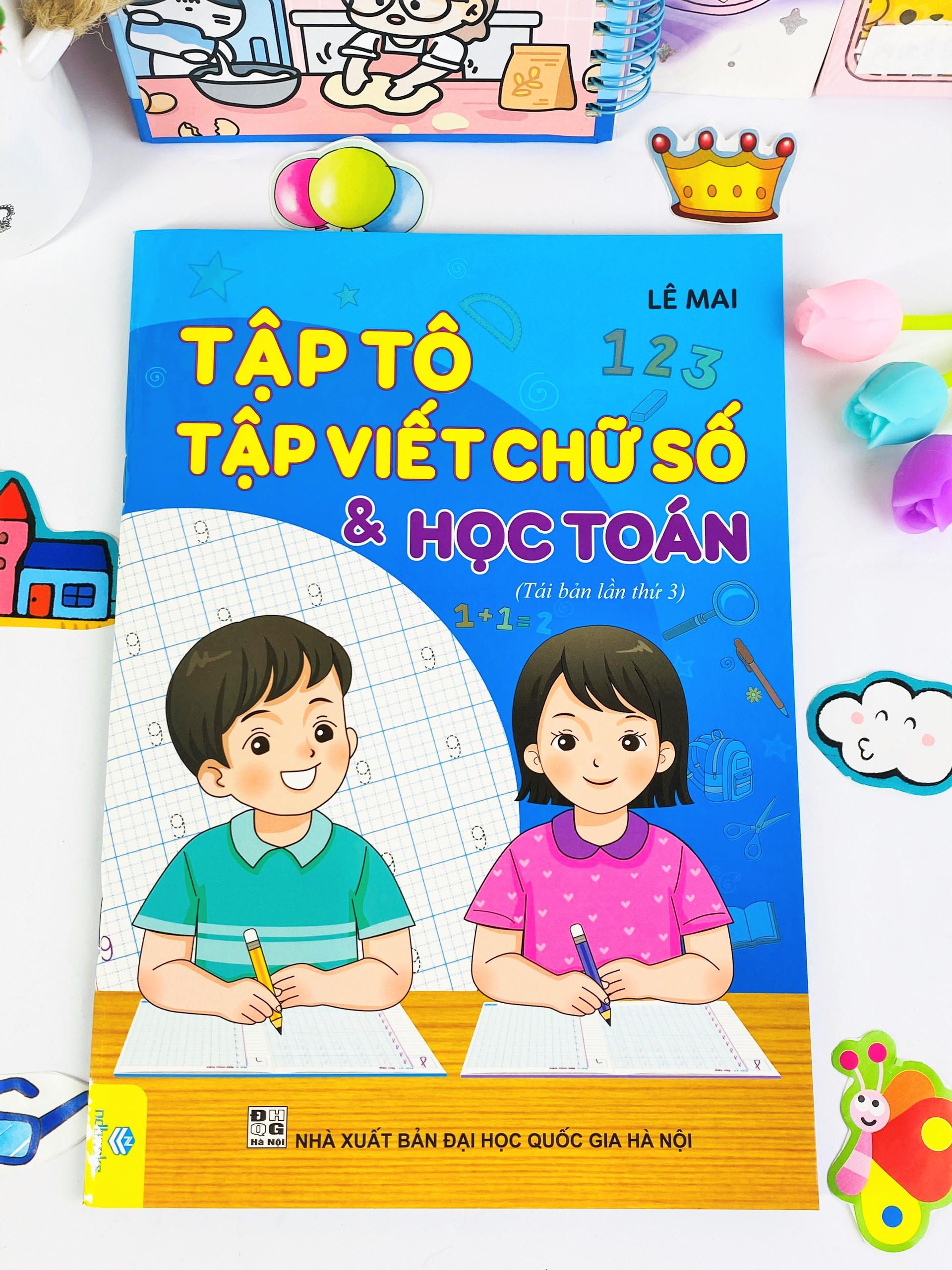 Sách - Combo 5 cuốn Tập tô tập viết chữ, số và học Toán, Hành trang vào lớp 1 - Lê Mai - ndbooks