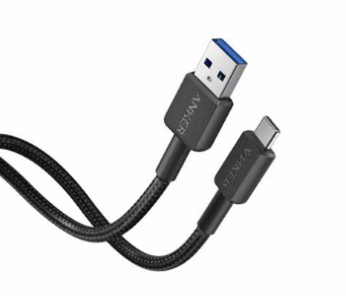 Cáp sạc Anker 322 A-C 0.9m Nylon Đen (Black) A81H5 - Hàng Chính Hãng