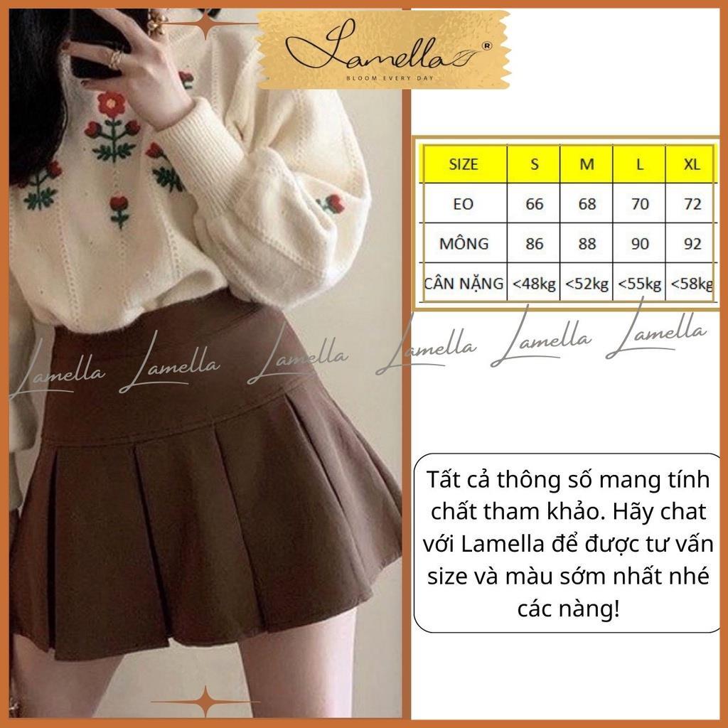 Chân váy xếp ly ngắn bigsize tennis ly to trẻ trung năng động phù hợp với nhiều outfits LAMELLA CV08