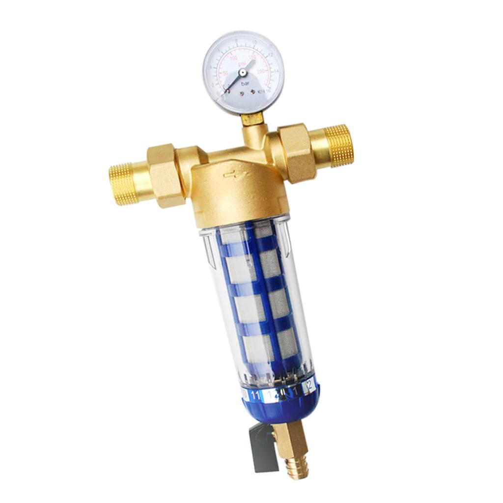 Household Mesh Spin Down Water Filter System Sediment Water Filter 1/2inch