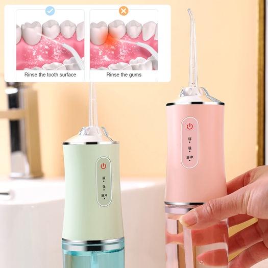 Máy Tăm Nước Oral Irringator Vệ Sinh Răng Miệng 4 Đầu 220ml