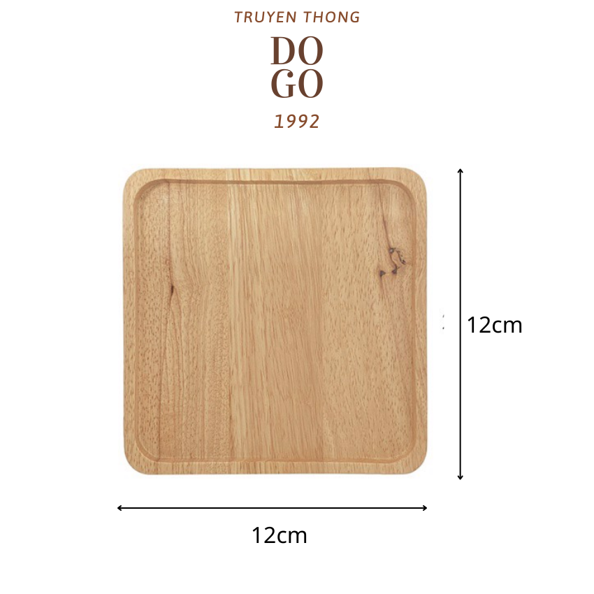 Khay gỗ Decor chống dính DOGO1992 chất liệu gỗ sồi Nga thân thiện với môi trường