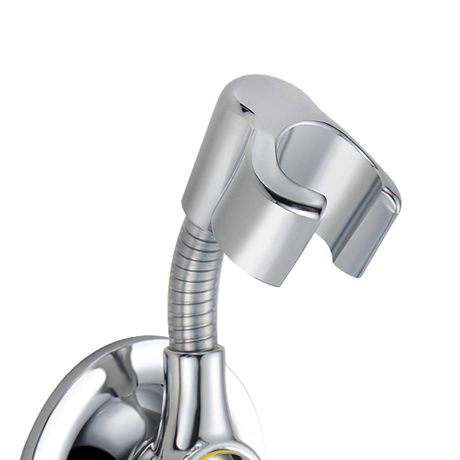 Shower Head Holder Suction Cup Handheld Bracket Adjustable Height Shower Holder, Removable Wall Mounted Suction Bracket