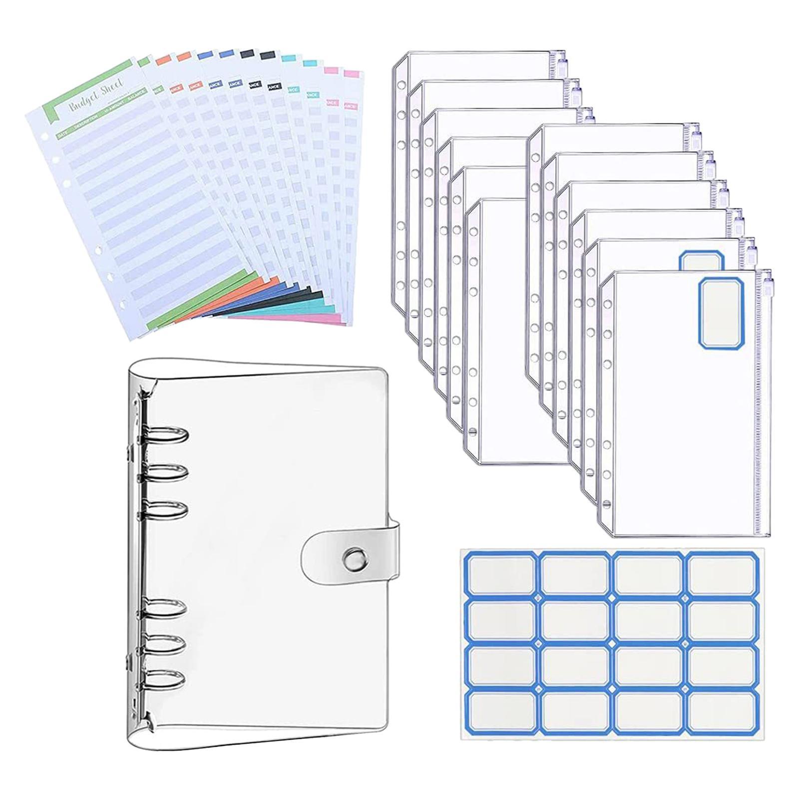 A6 Notebook Binder Loose Leaf Folder Budgeting Expense Saving