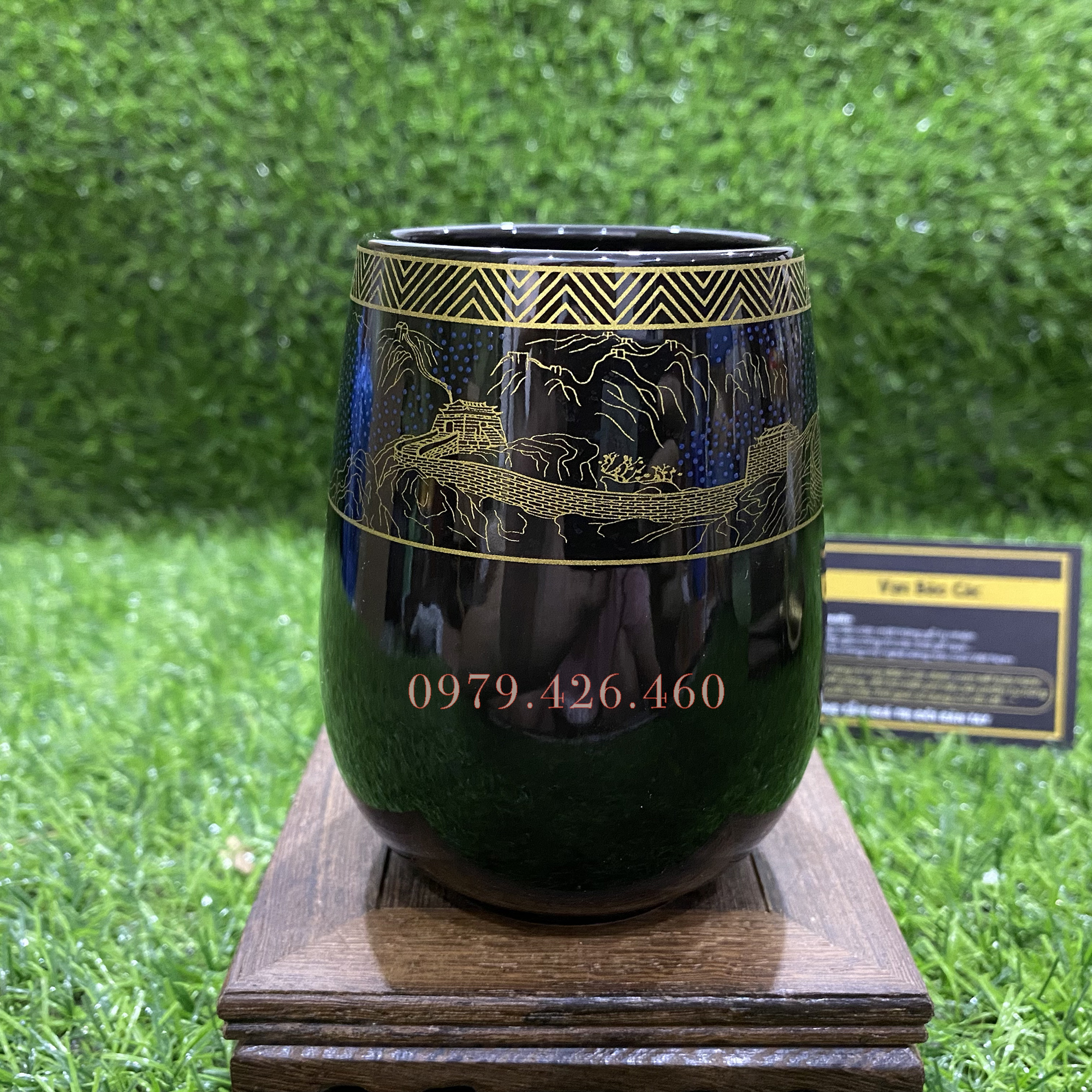 Bộ dụng cụ trà 5 món kèm hũ tròn đựng - Bộ dụng cụ trà gồm muỗng xúc trà, dao cắt trà phổ nhĩ, gắp chén, đưa ly, chổi dưỡng ẩm