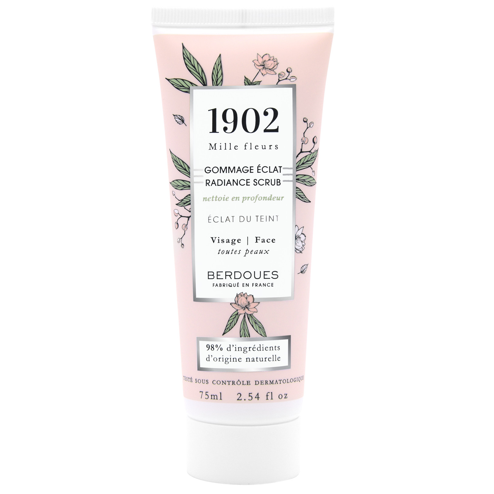 Tẩy tế bào chết làm trắng da Berdoues 1902 Mille Fleurs Radiance Scrub 75ml