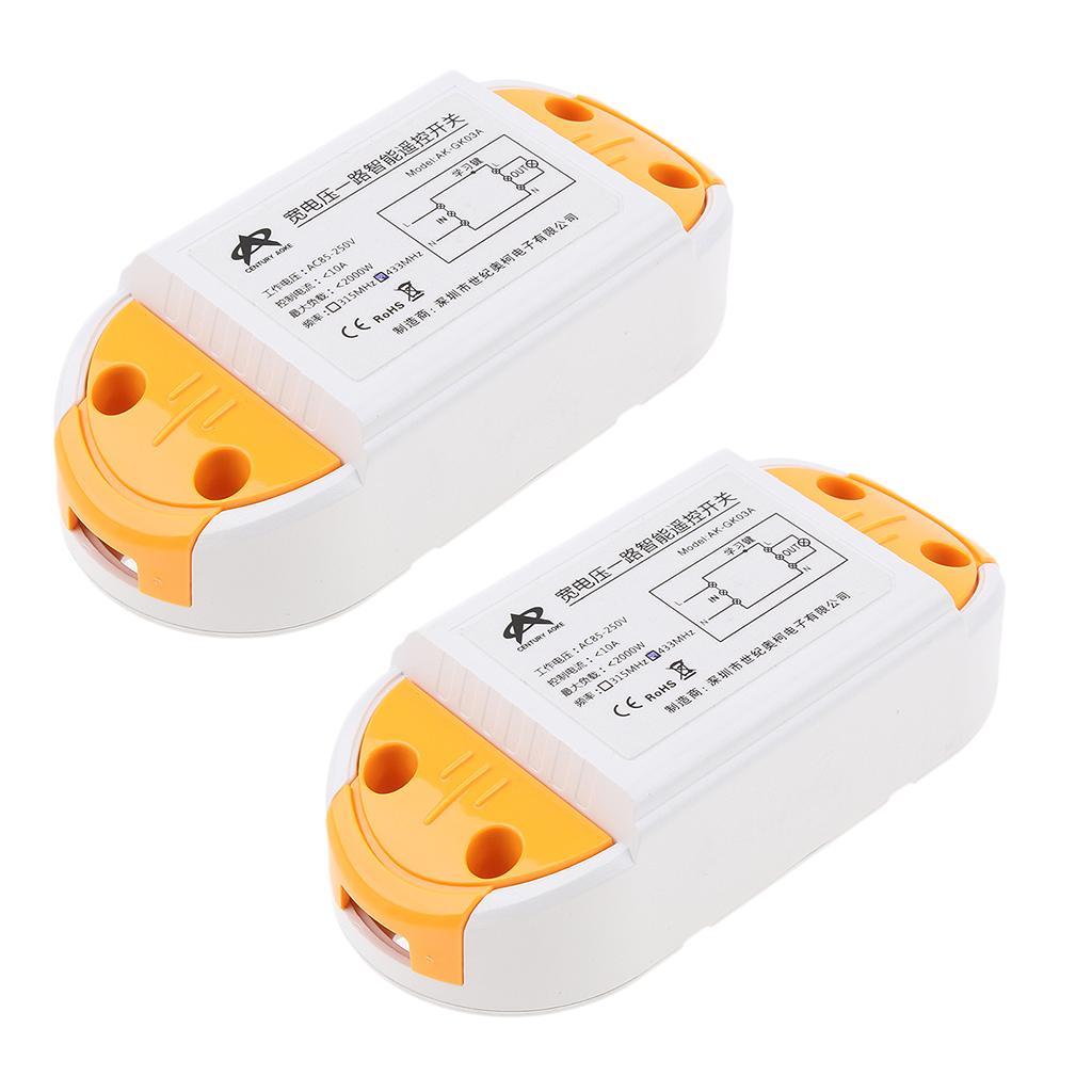 1pcs 315Mhz Wireless Remote Control Switch AC85 - 250V Relay Receiver Module