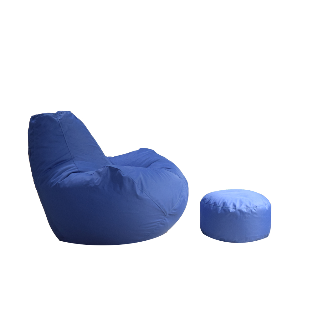 Bộ Ghế Lười Hạt Xốp Mason Beanbag Kèm Gác Chân Chất Liệu Oxford Trượt Nước, Dễ Vệ Sinh - The Beanbag House