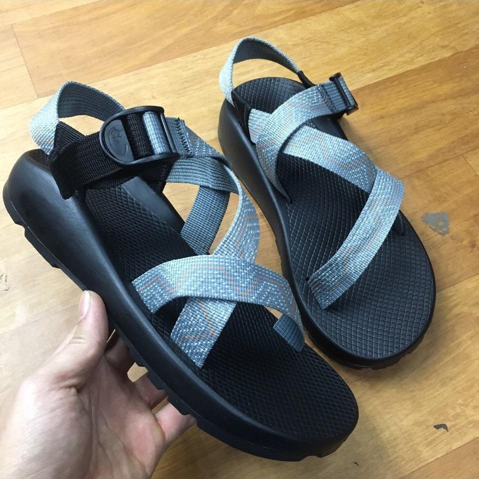 Giày Sandal Nam Quai Chéo Mã D50 Ảnh Thật