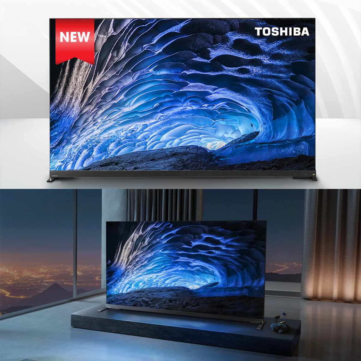 Vidaa Tivi TOSHIBA 55 inch 55X9900LP, Smart TV Màn Hình OLED 4K UHD - Loa 113W - Tần Số Quét 120Hz - Hàng Chính Hãng