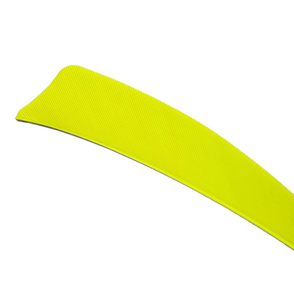2-6pack 12 Pieces 4 Inch Archery Arrow Feathers Fletchings Vanes Fluorescent