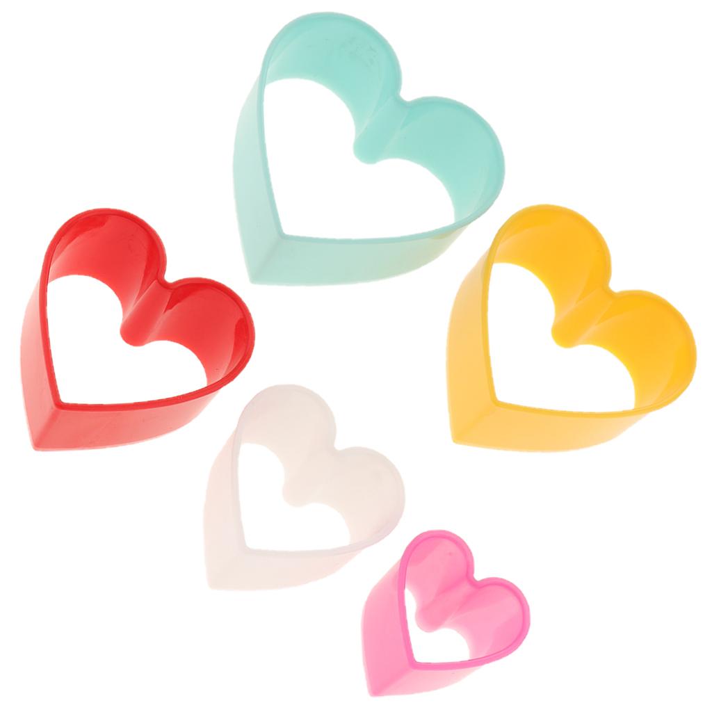 5Pcs Cookie Cutter Set Biscuit Sandwich Fondant Cake Fruit Vegetable Flower