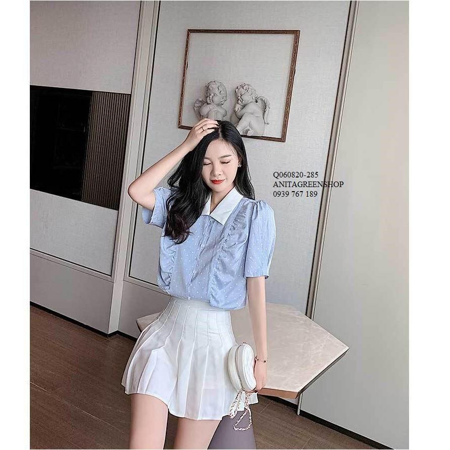 Q060820 ÁO SƠ MI NỮ TAY PHỒNG