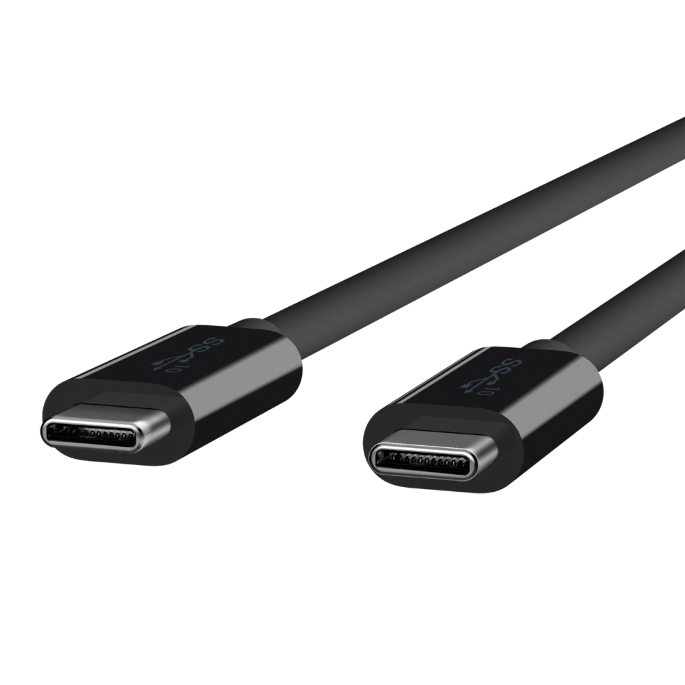 Cáp sạc nhanh USB Type C 3.1 Gen2 Belkin sạc 100W, truyền tải dữ liệu 10Gbps, xuất hình ảnh 4K, sạc nhanh cho Macbook/thiết bị hỗ trợ USB-C - F2CU052bt1M - Hàng chính hãng