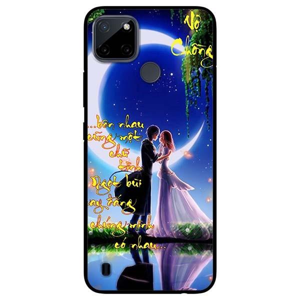 Ốp lưng dành cho Realme C21Y - C25Y mẫu Vợ Chồng Bên Nhau