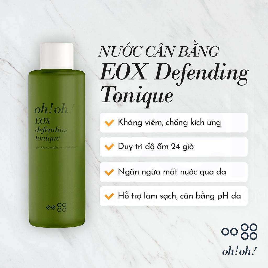 Nước Cân Bằng, Làm Sạch Và Chống Oxy Hóa oh!oh! EOX Defending Tonique (with Allantoin & Chamomile Extract) (150ml)