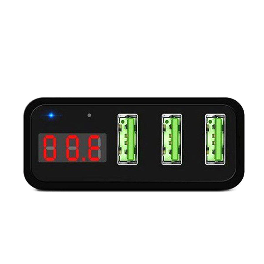 Củ Sạc Nhanh C15 3A Hiển Thị Led 3USB