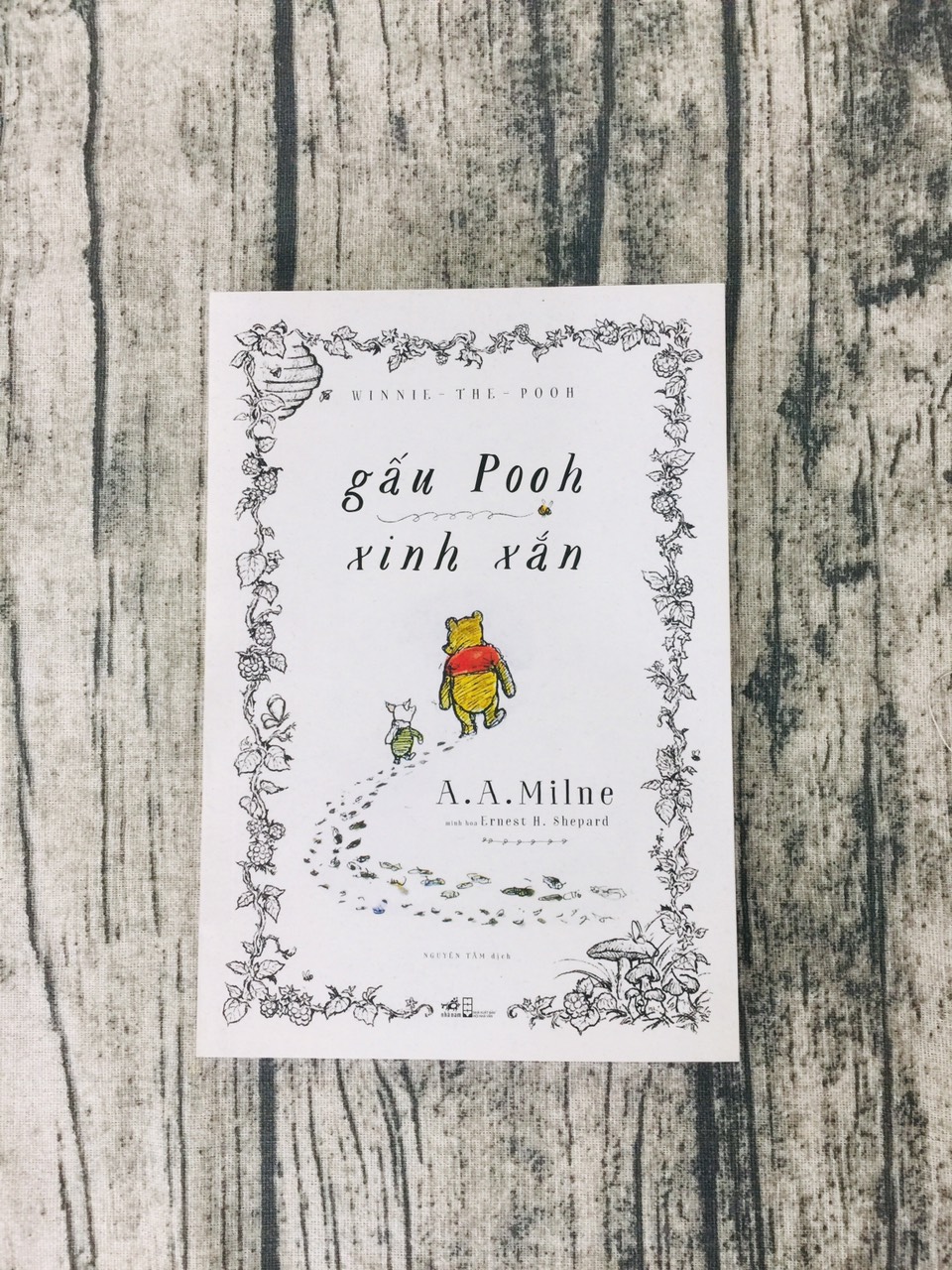 Gấu Pooh Xinh Xắn In Màu Toàn Bộ Nhã Nam