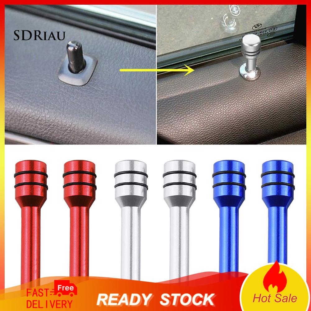 Bộ 2 Chốt Khóa Cửa Xe Hơi Bằng Hợp Kim Nhôm