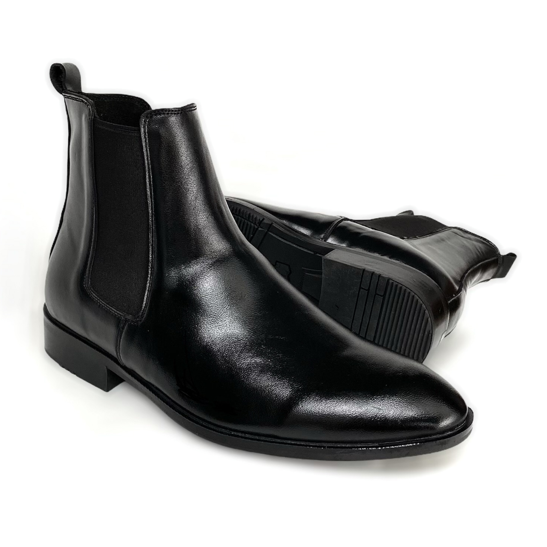 Giày da bò thật nam Chelsea Boot TEFOSS HT650 ver1 bản thun thẳng size 37-45