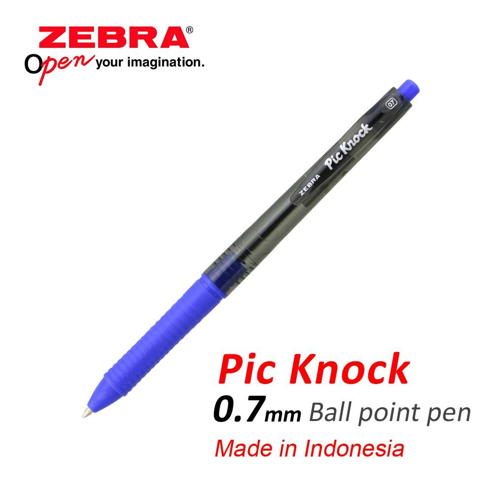 Viết bi bấm Pic Knock 0.7mm - Zebra [Chính hãng