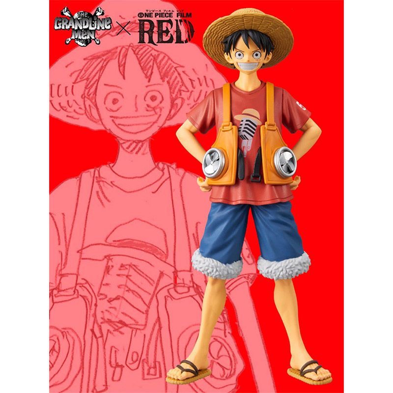 Mô hình Luffy film red DXF mới nhất chính hãng Nhật Bản - one piece