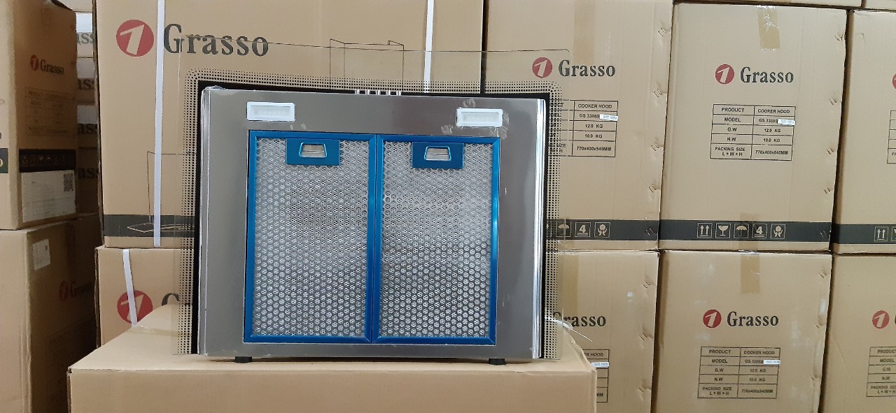 Máy hút mùi kính cong Grasso GS 3388S1 - 700