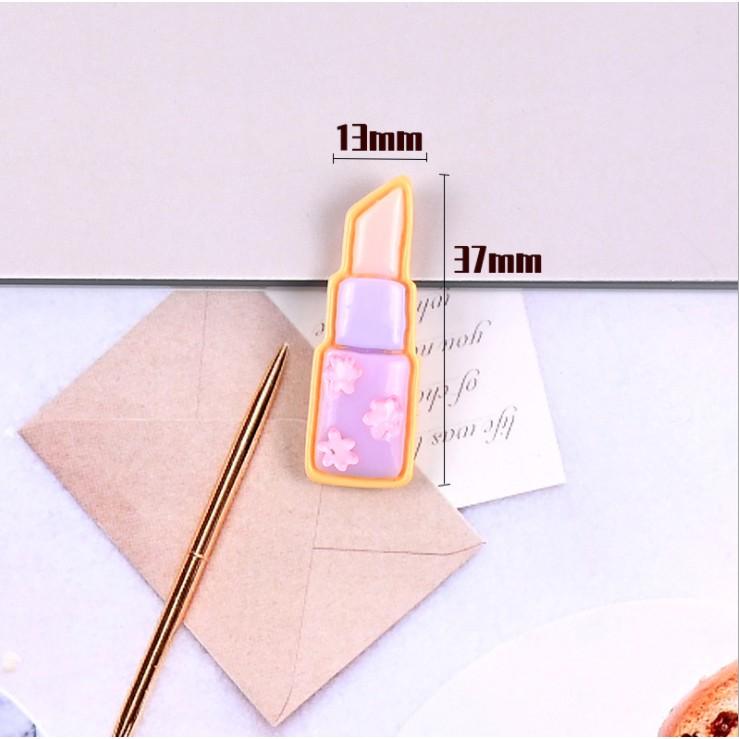 HN * Charm bộ đồ trang điểm makeup trang trí vỏ ốp điện thoại, DIY
