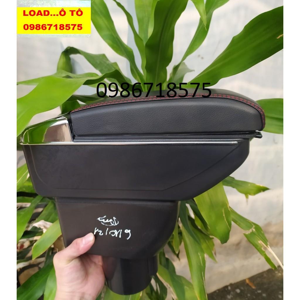 Bệ Tỳ Tay Xe Vinfast Fadil 2022-2019 Mẫu Đen Chỉ Đỏ Cao Cấp