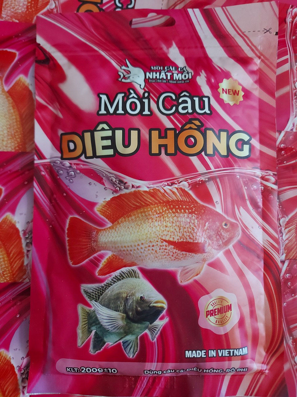 Mồi câu Diêu Hồng. Mồi câu cá Phú Thành