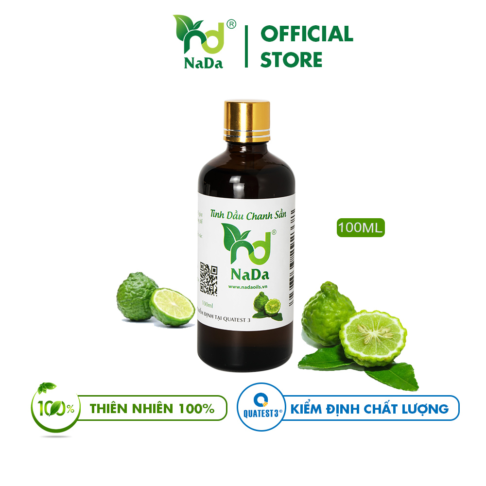 Tinh dầu chanh sần nguyên chất Nada