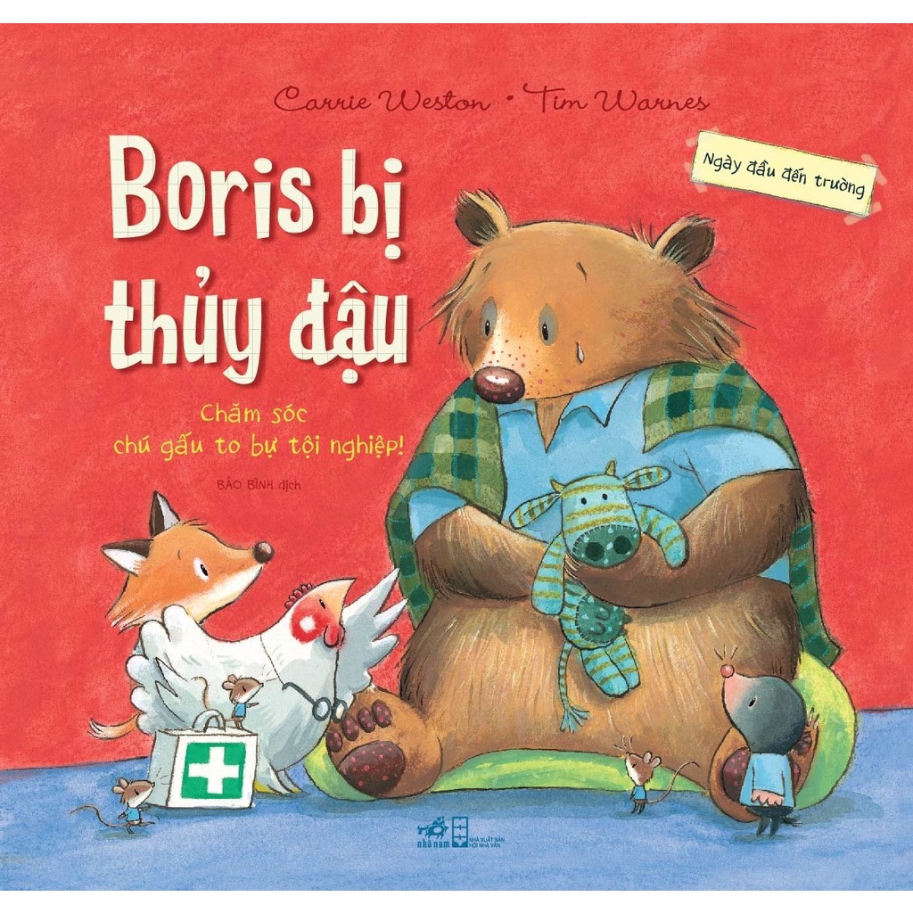 Sách - Bộ Ngày đầu đến trường của Gấu Boris (Trọn bộ 02 cuốn) - Nhã Nam Official
