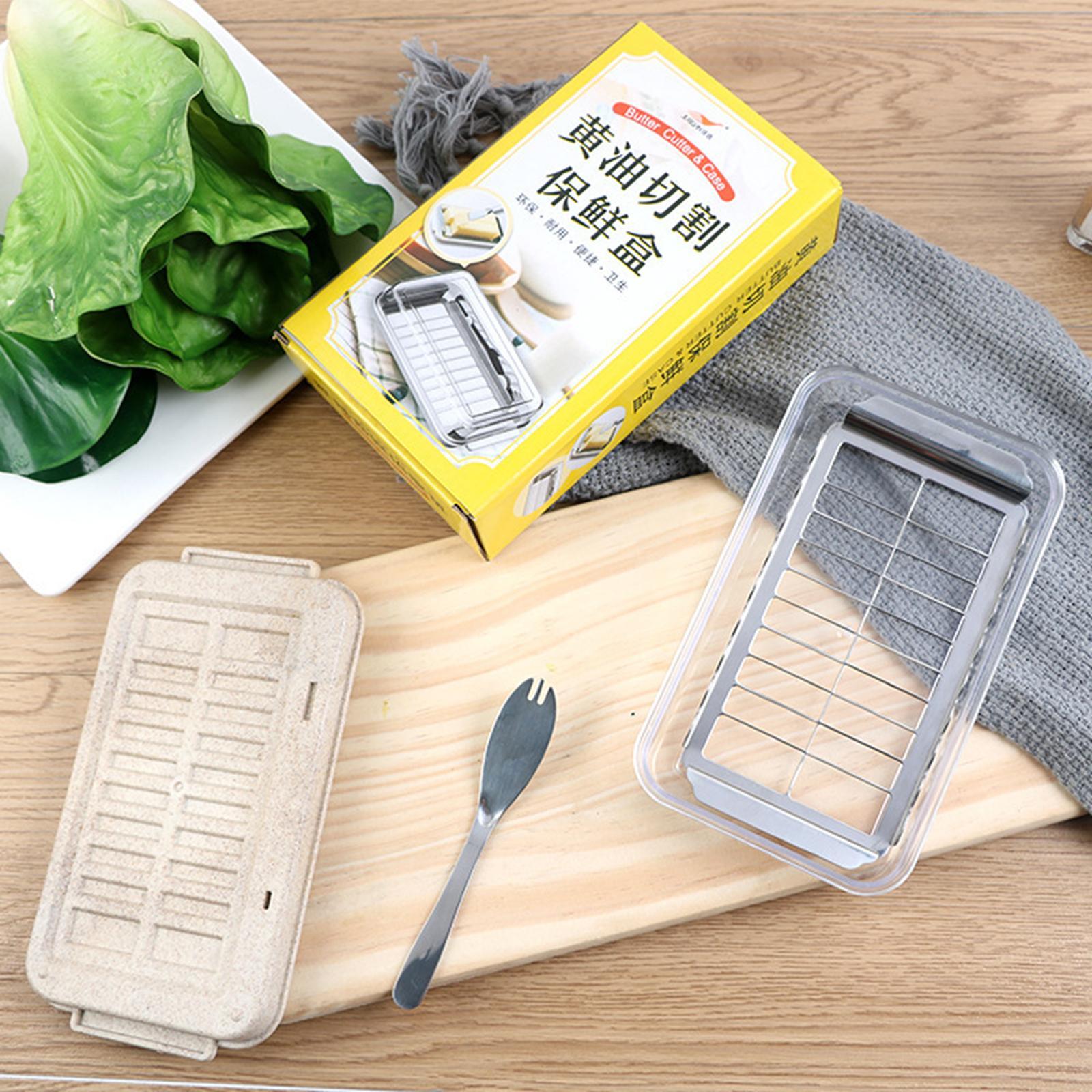 Butter  with Lid Butter Dish Container for Camping Home Countertop
