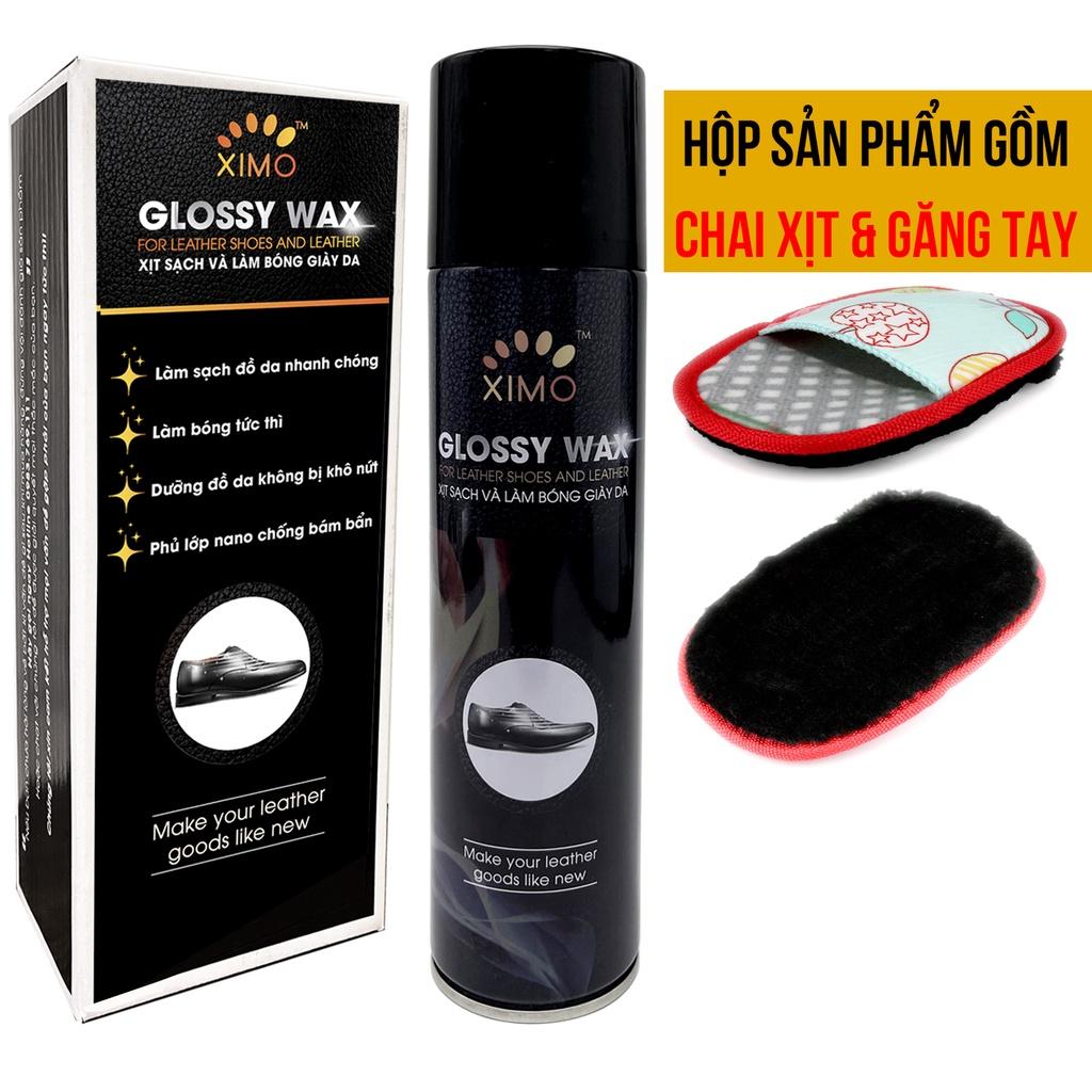 Chai xịt sạch và làm bóng giày đồ da, túi ví, áo, ghế da giúp vệ sinh, dưỡng ẩm chống mốc XIMO XI21