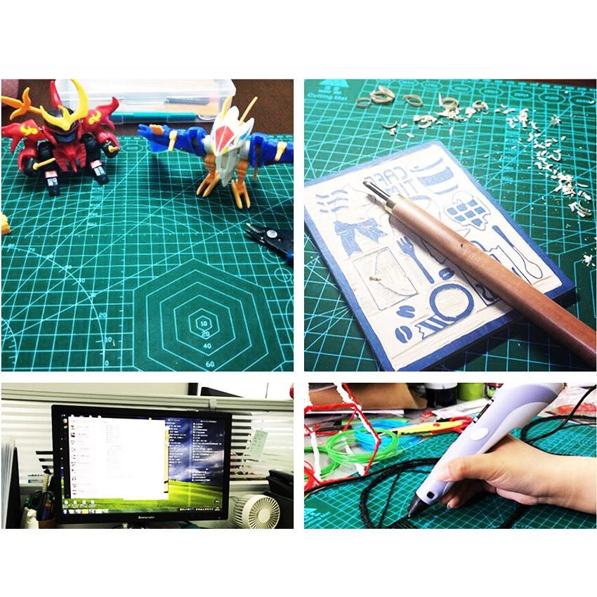 A3/A4 Tấm lót cắt giấy Cutting mat khổ Thớt cắt giấy kirigami