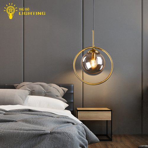 Đèn Thả Đơn Decor Gold 1719-250 Trang Trí Phòng Ngủ Phòng Khách Mang Phong Cách Hiện Đại