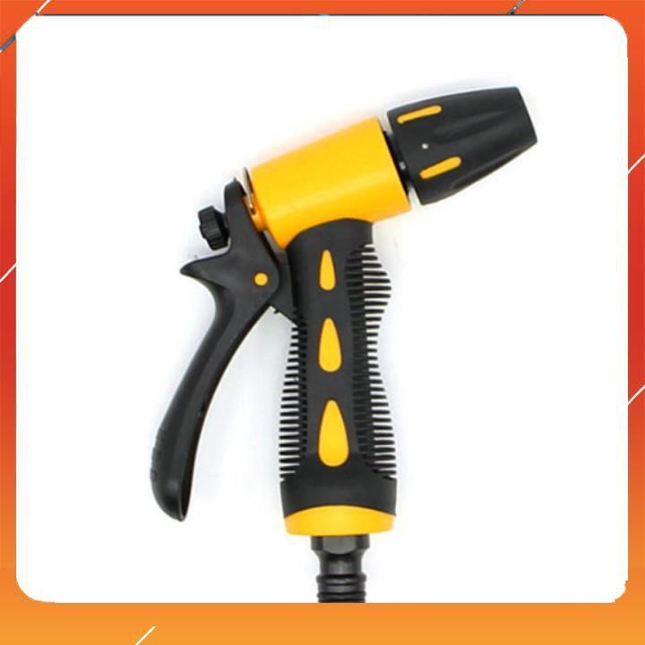 Vòi Xịt️Evoucher Bộ dây vòi xịt nước rửa xe, tưới cây , tăng áp 3 lần, loại 20m 206319 đầu đồng, cút đồng