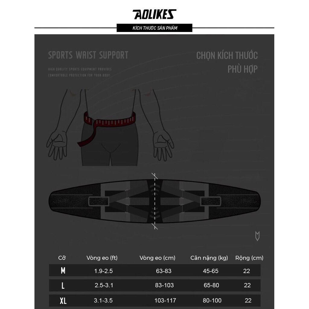 Đai cuốn bảo vệ thắt lưng 4 mùa Aolikes AL7981