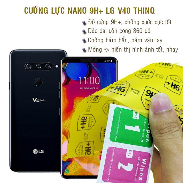 Dán cường lực dẻo nano dành cho  LG V40 ThinQ