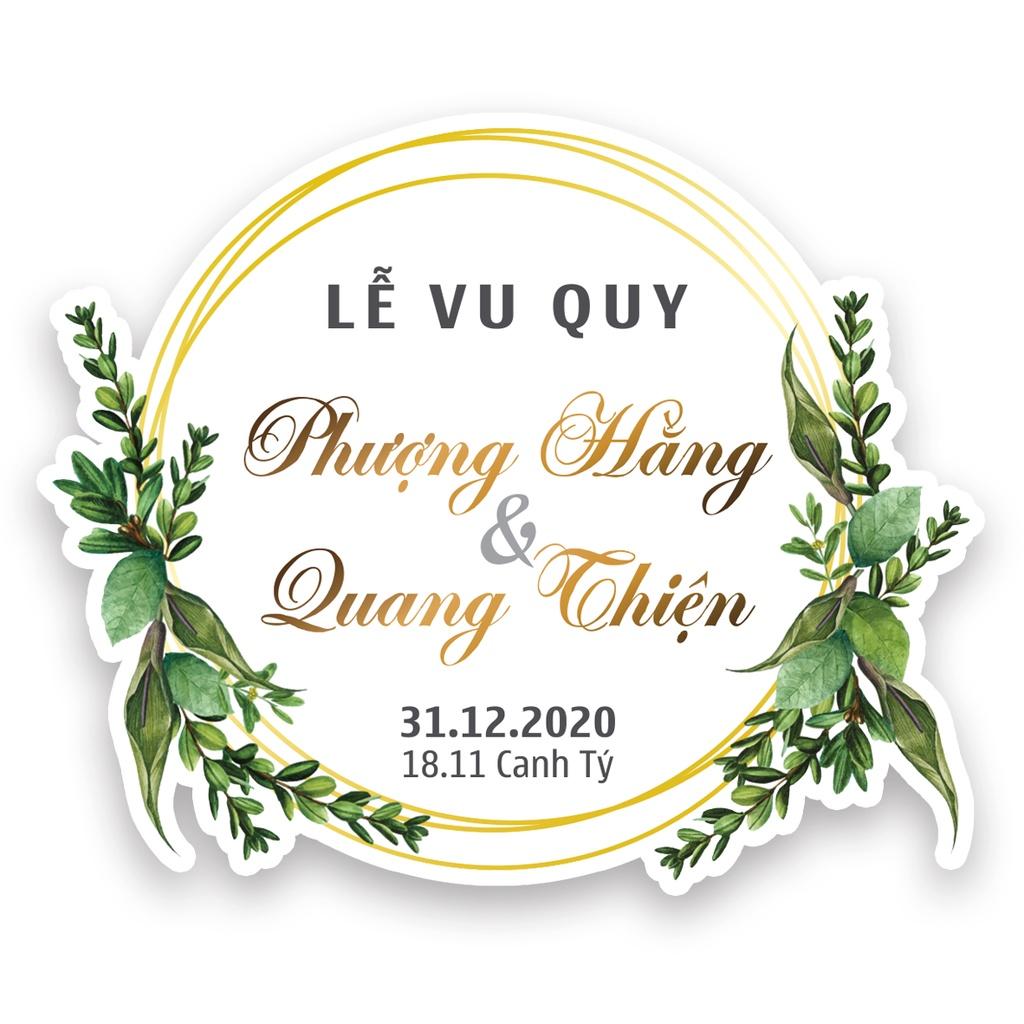 Bảng Cưới, Bảng Đón Khách Để Cổng Cưới, Trang Trí Đám Cưới_DECAL VIP
