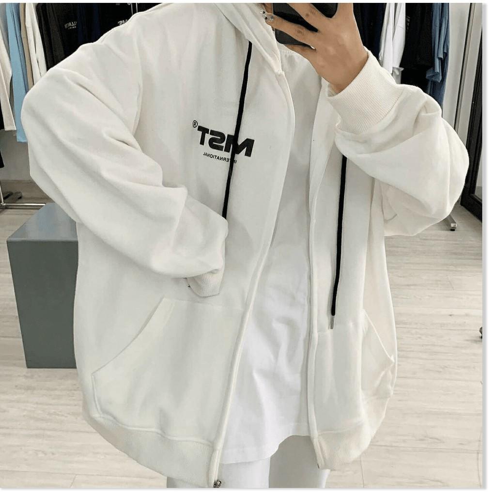 ÁO KHOÁC NỈ HOODIES DÂY KÉO