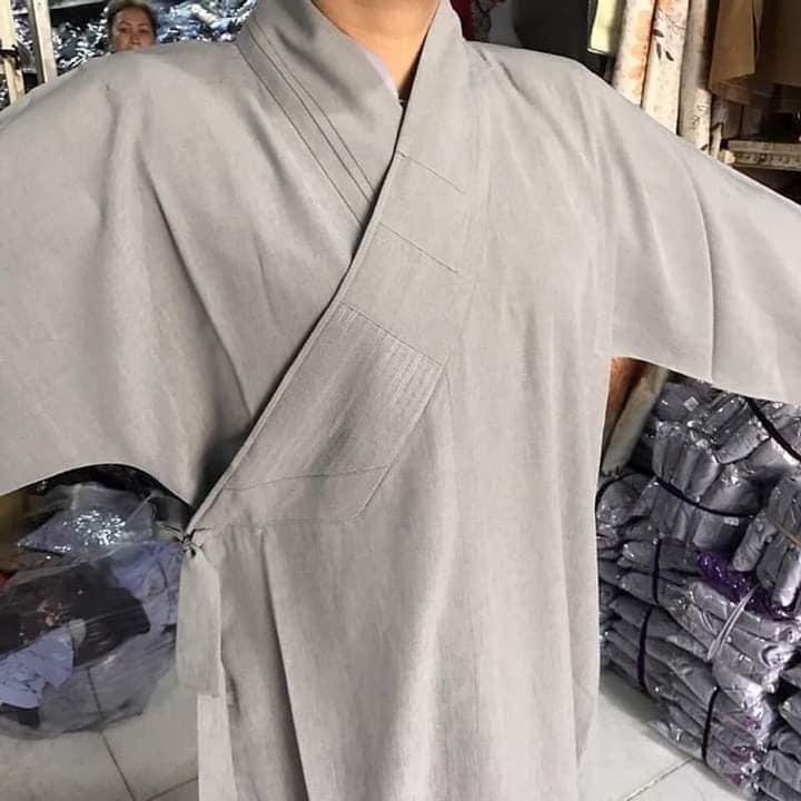 Đồ Lam Đi Chùa Áo Tràng Phật Tử Vải Đài Loan Cao Cấp